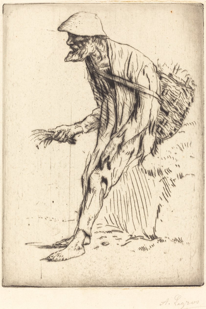 kuş otu tüccarı by Alphonse Legros