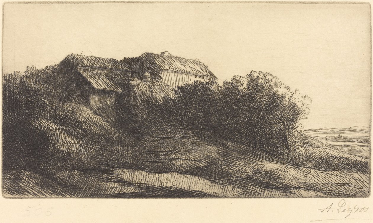 Bir Yamaçta Yazlık by Alphonse Legros