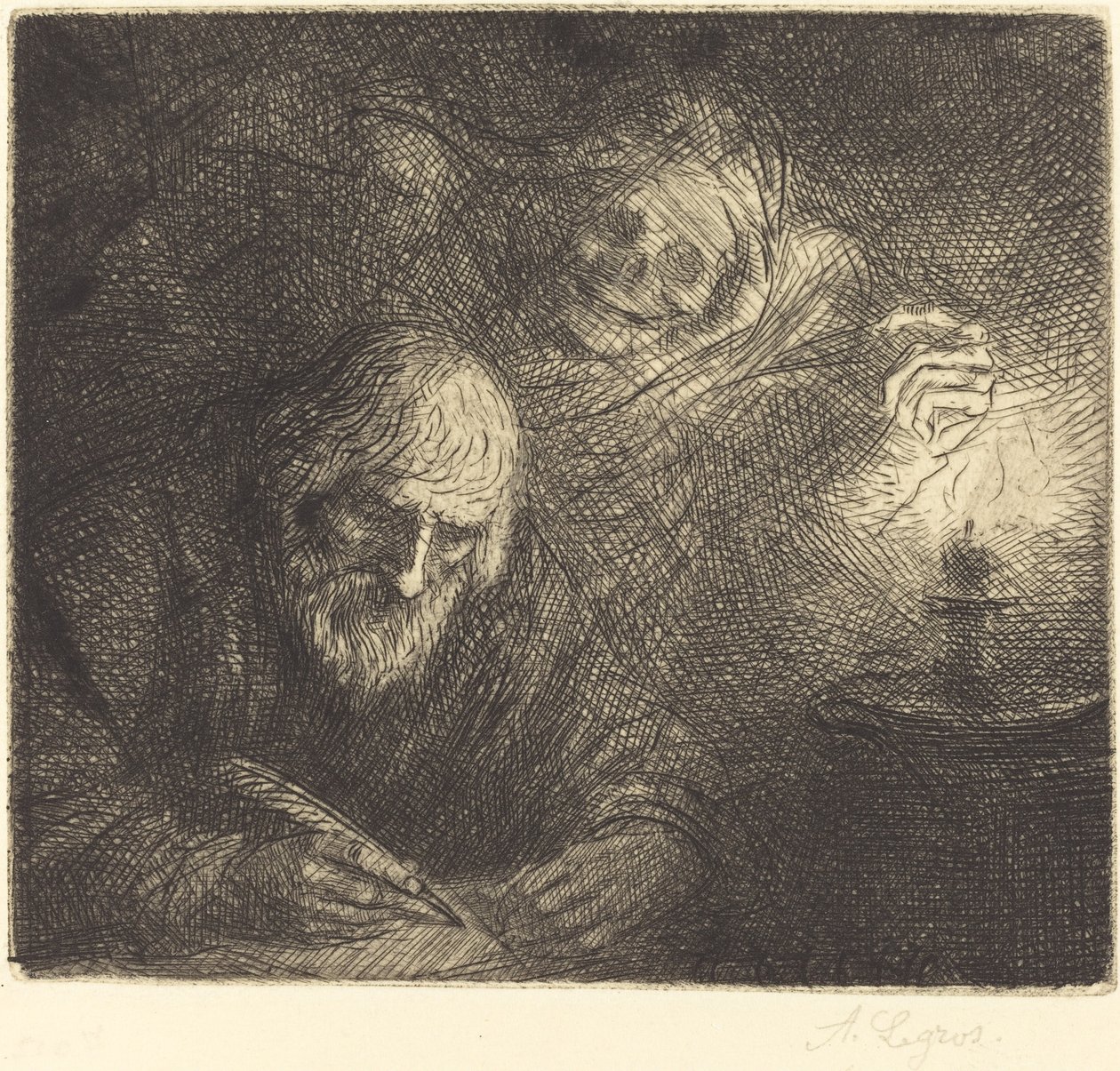 Ölüm ve Filozof La mort et le filozof. by Alphonse Legros