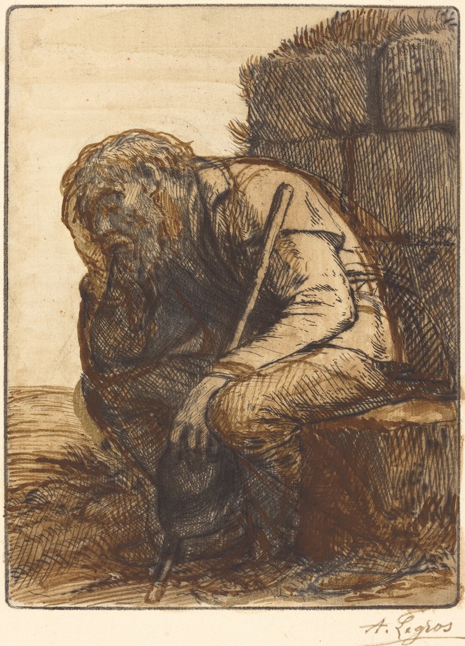 Çaresiz Adam Çaresiz onu. by Alphonse Legros
