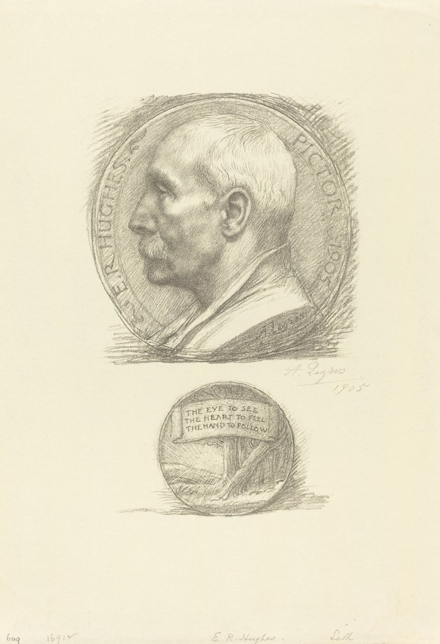 E.R. Hughes. by Alphonse Legros