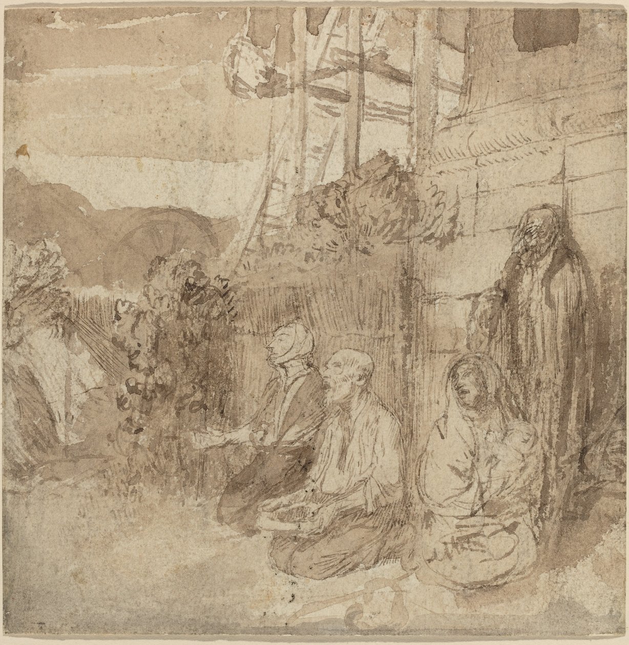 İngiliz Dilenciler. by Alphonse Legros