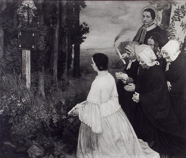 Eski Voto, 1860 by Alphonse Legros