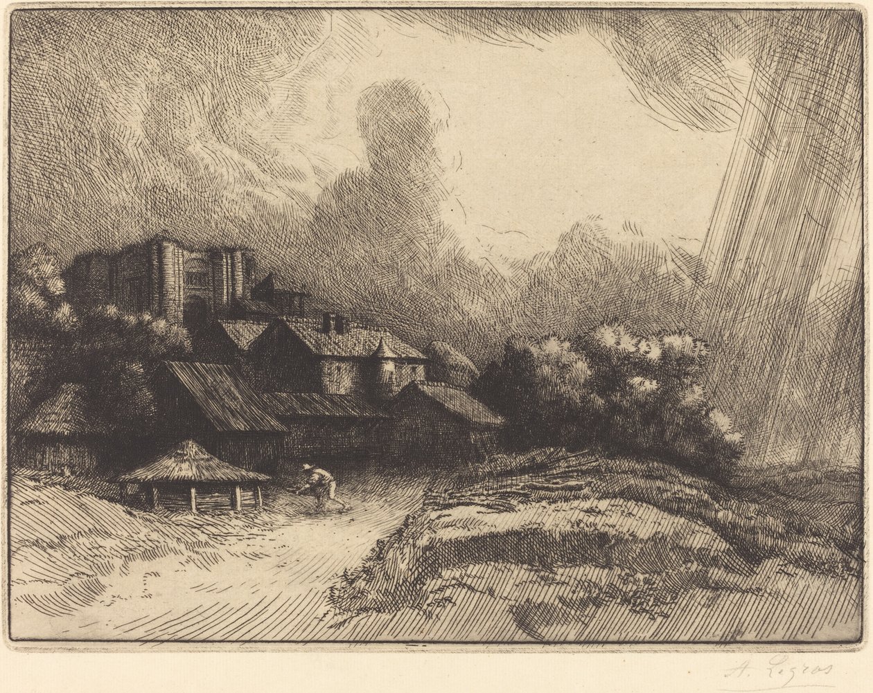 Manastırda Çiftlik by Alphonse Legros