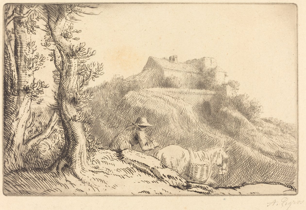Tepede Çiftlik by Alphonse Legros