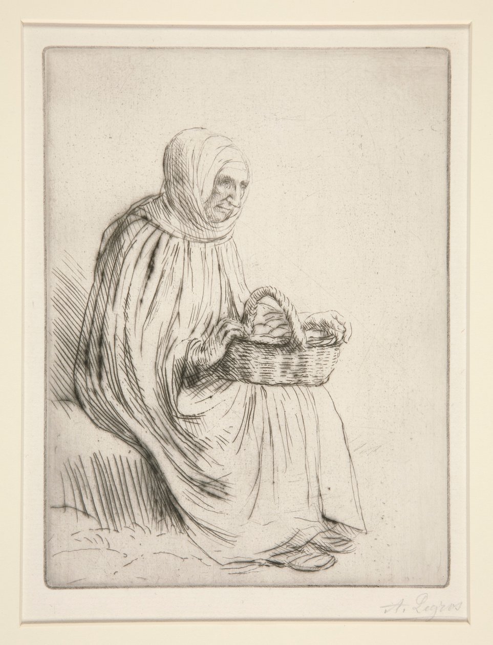 pazar kadını by Alphonse Legros