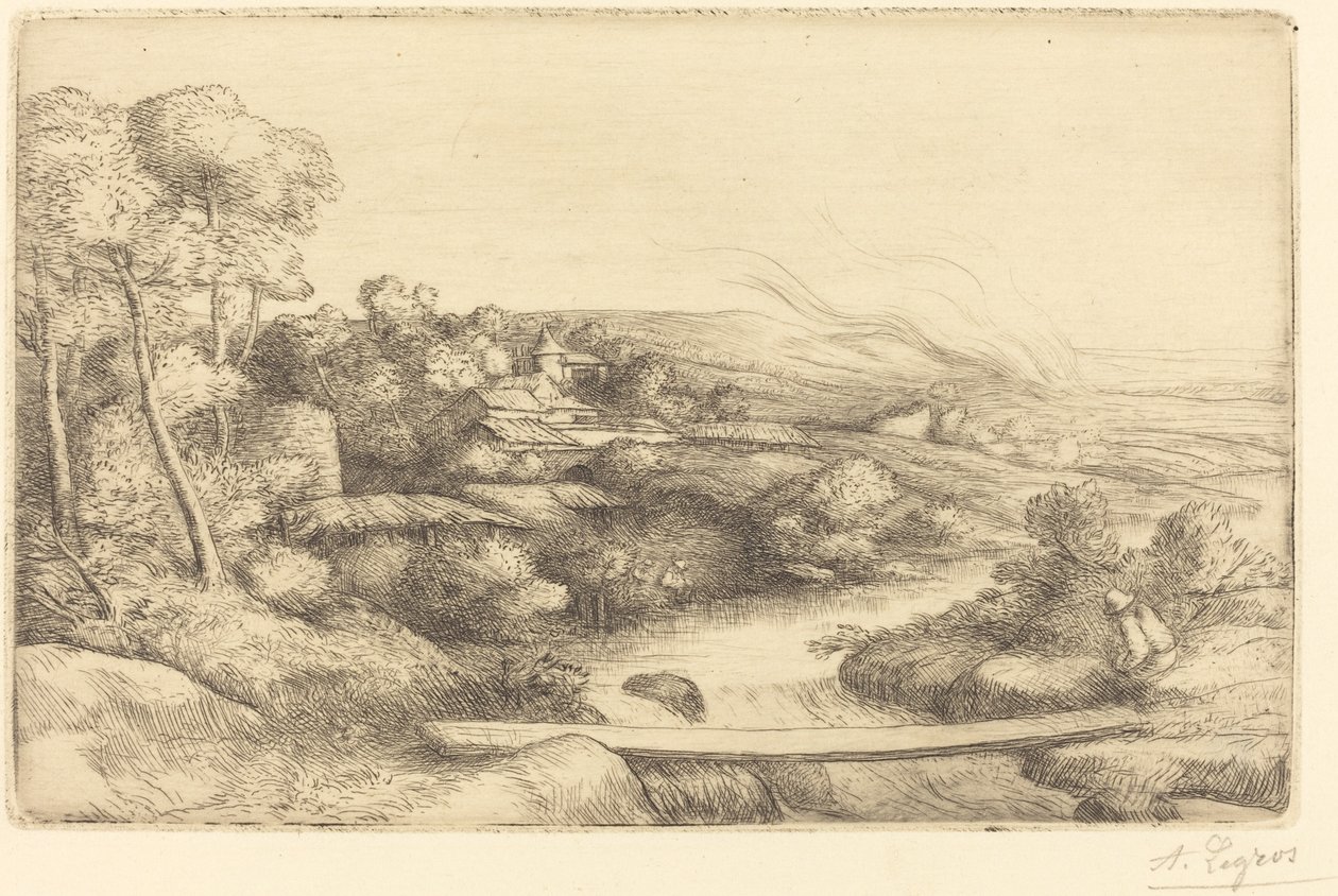 yaya köprüsü by Alphonse Legros