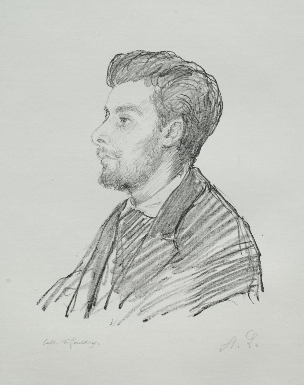 Frederic Régamey by Alphonse Legros