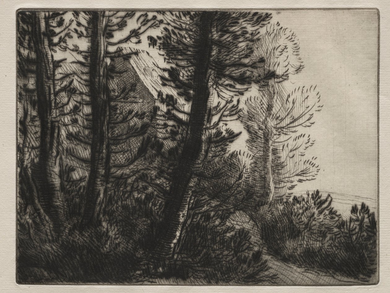 Bekçi evi. by Alphonse Legros