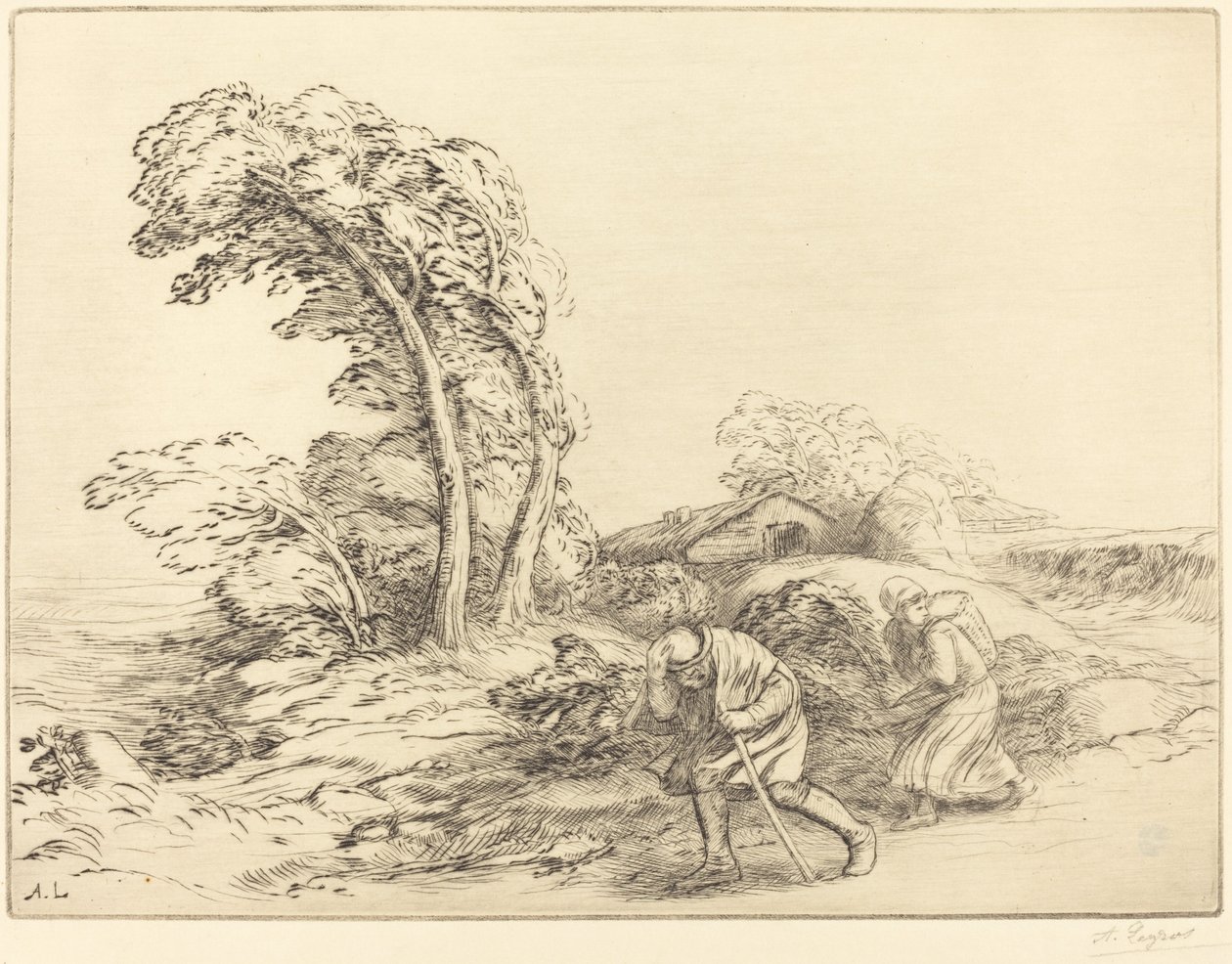 Rüzgar by Alphonse Legros