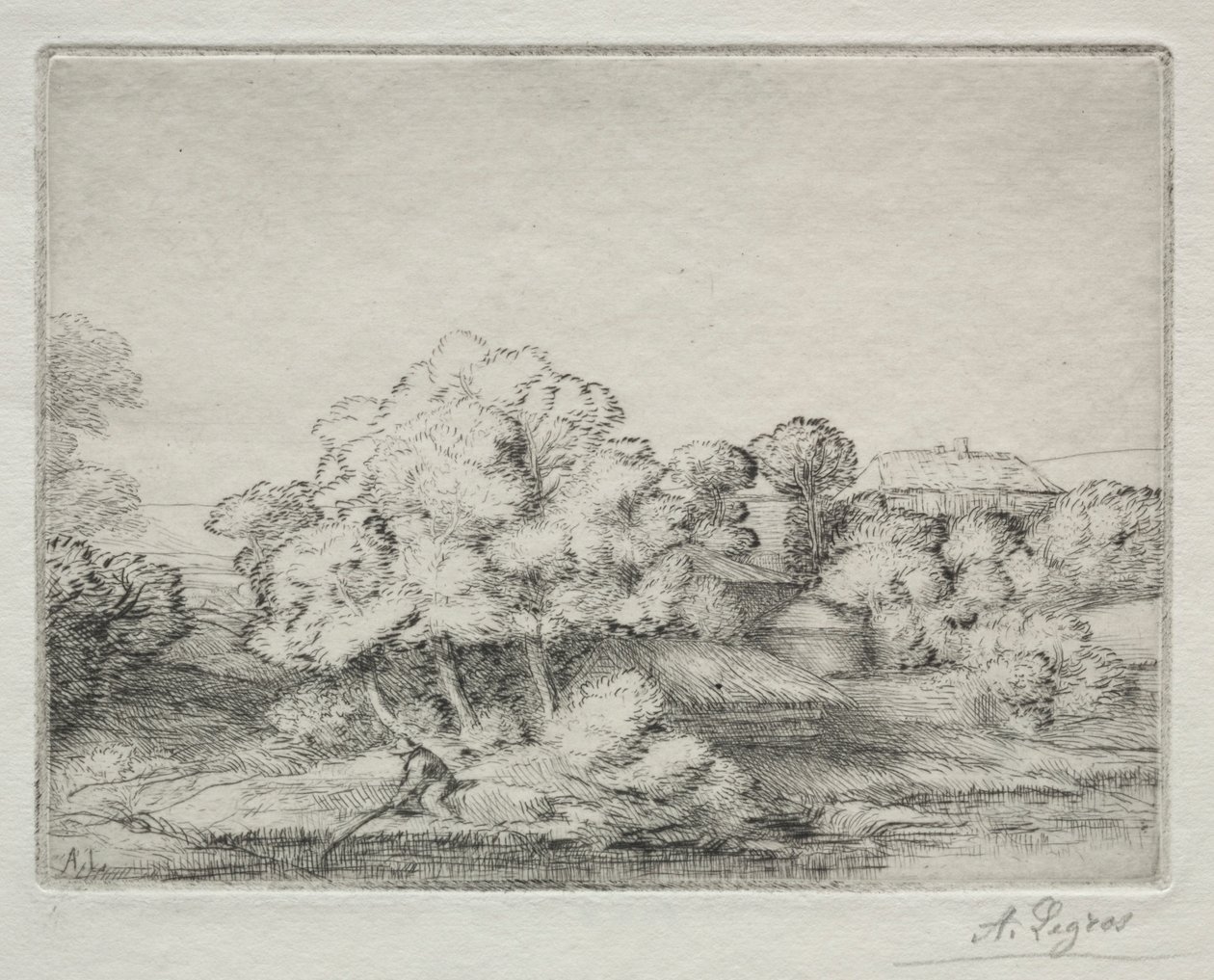 Hamlet Gölü yakınında Hamlet Gölü yakınında. by Alphonse Legros
