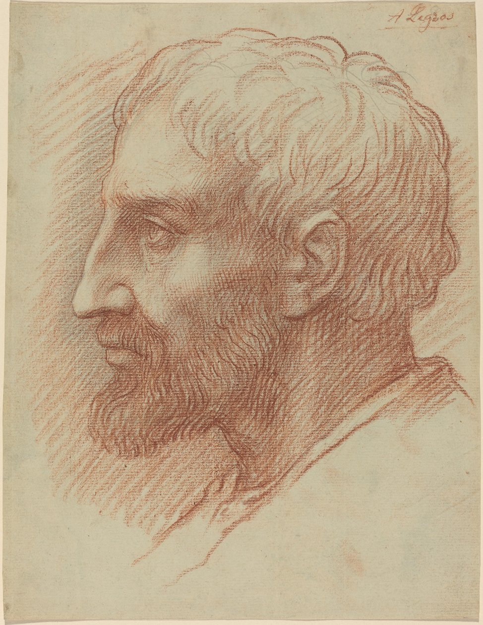 Bir Adamın Başı by Alphonse Legros