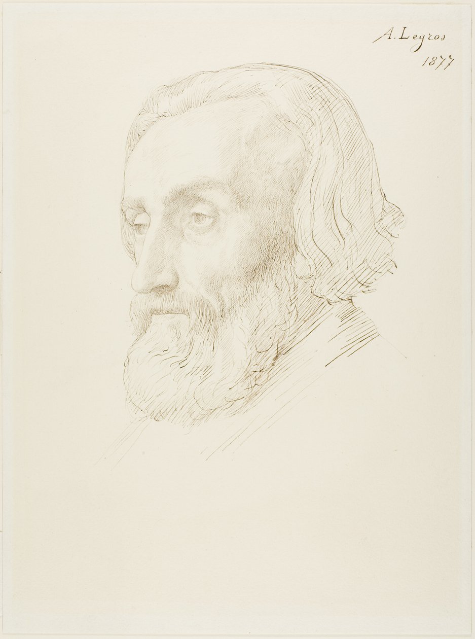 Bir Adamın Başı by Alphonse Legros