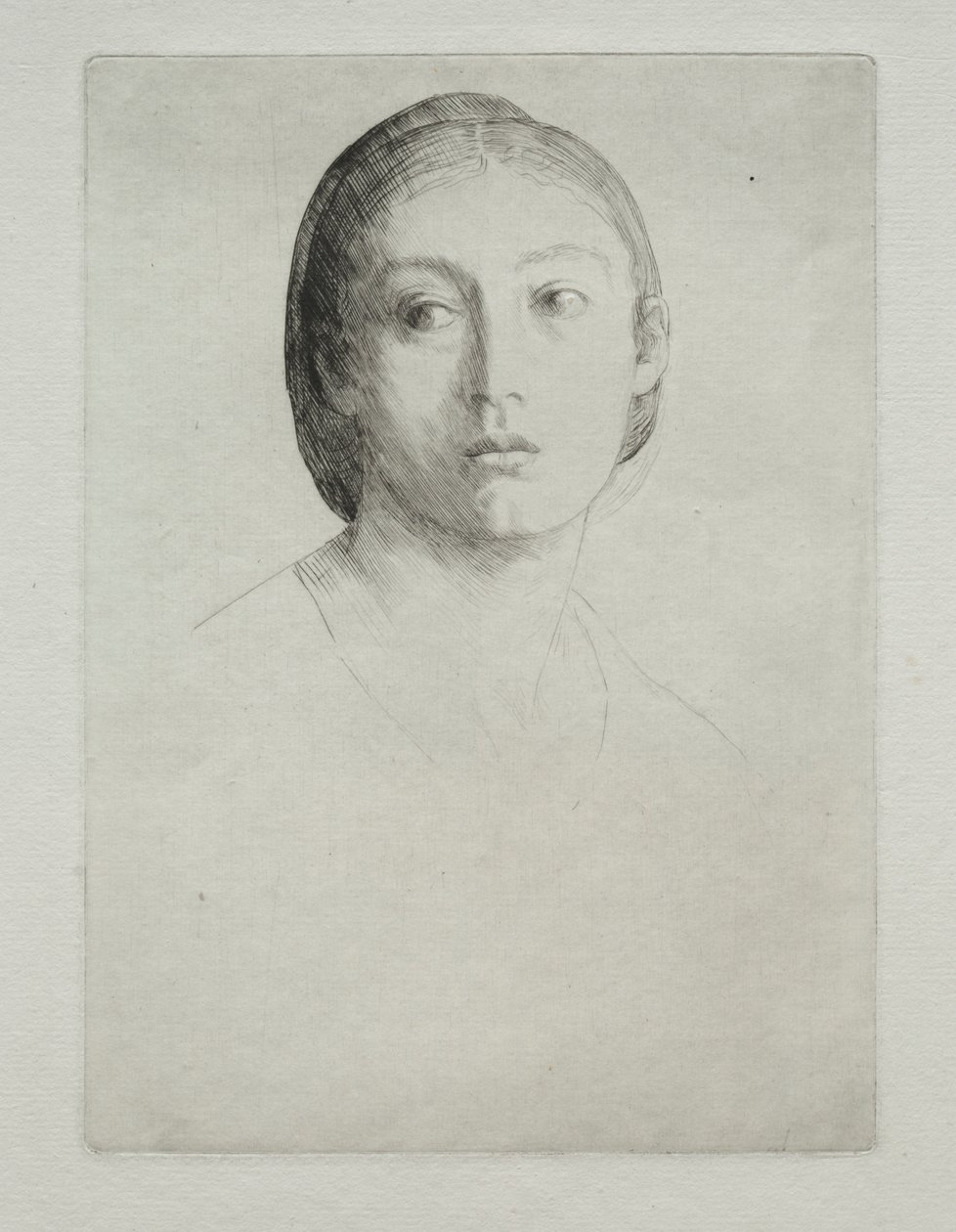 Genç Kız Başkanı. by Alphonse Legros