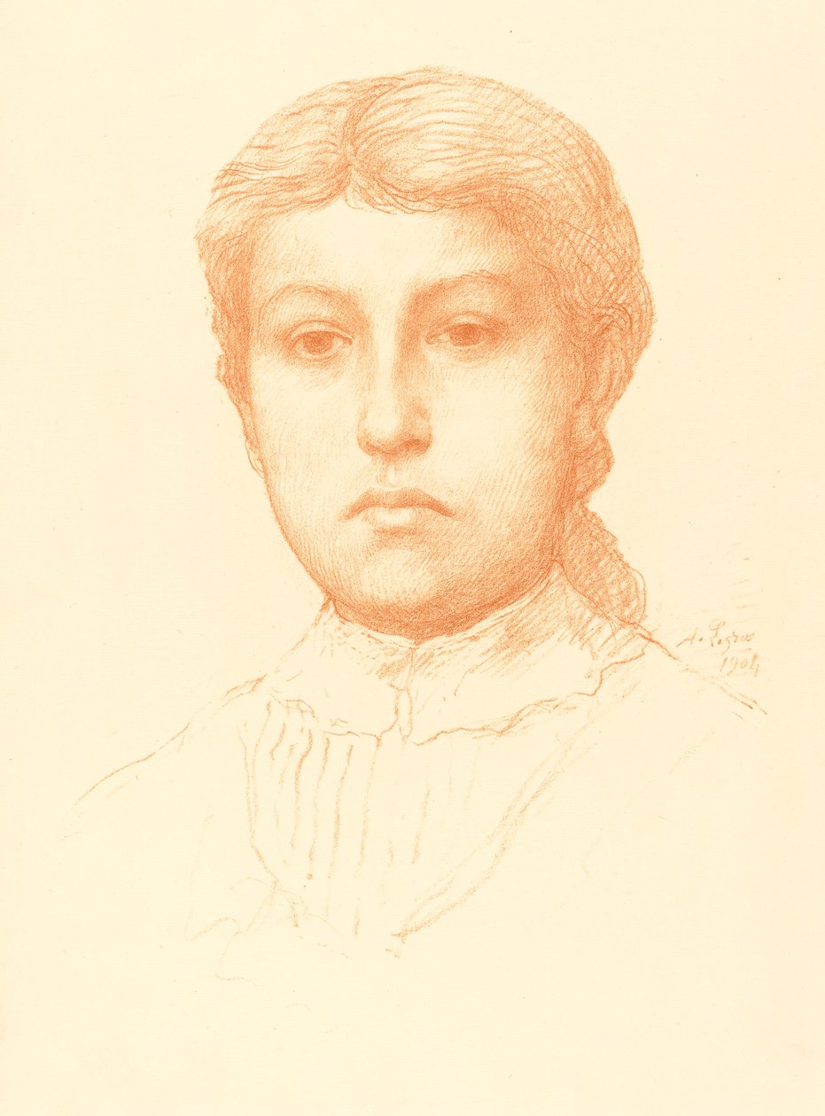 Bir Genç Kızın Başkanı Genç bir kızın başkanı. by Alphonse Legros