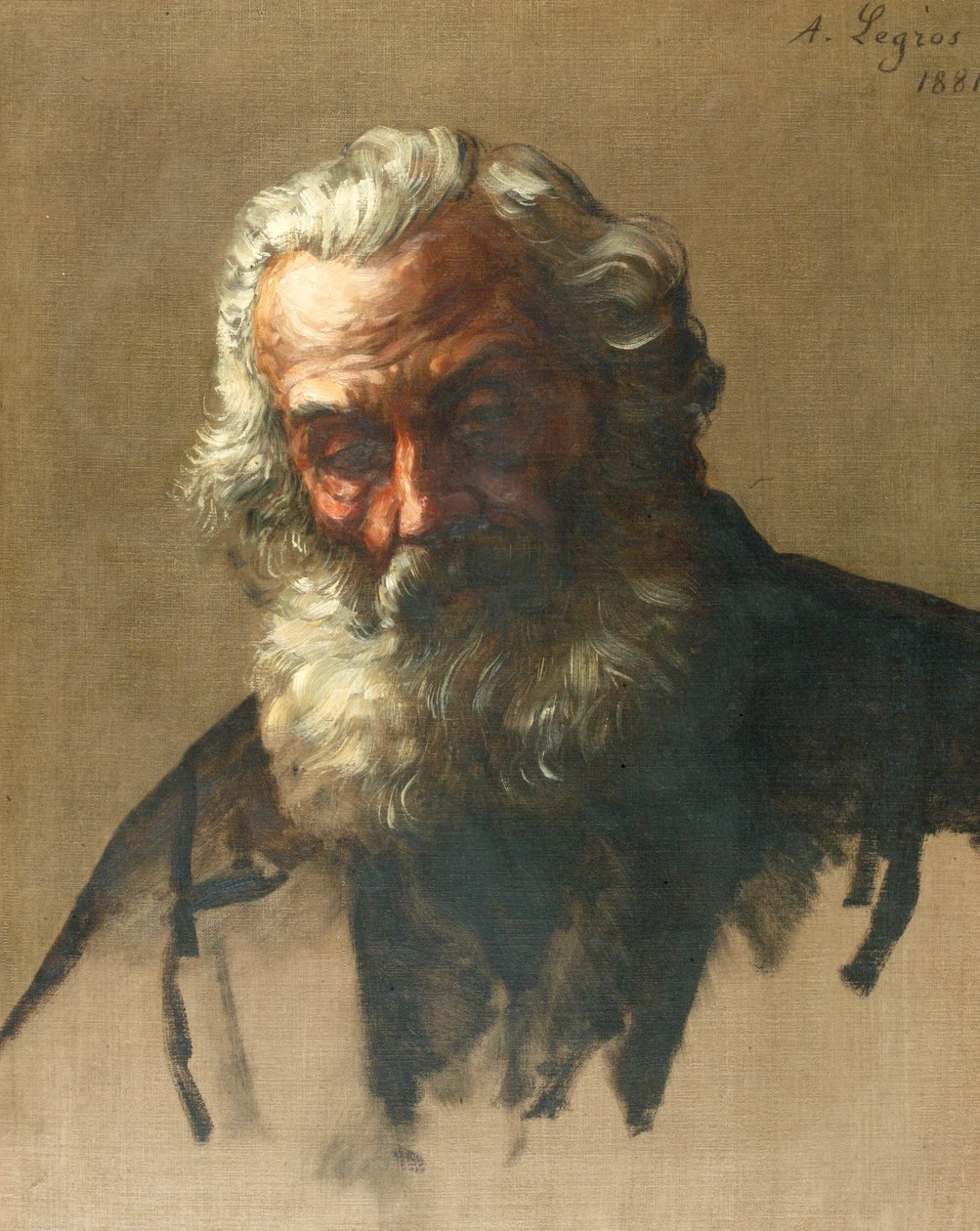Yaşlı Bir Adamın Başkanı by Alphonse Legros