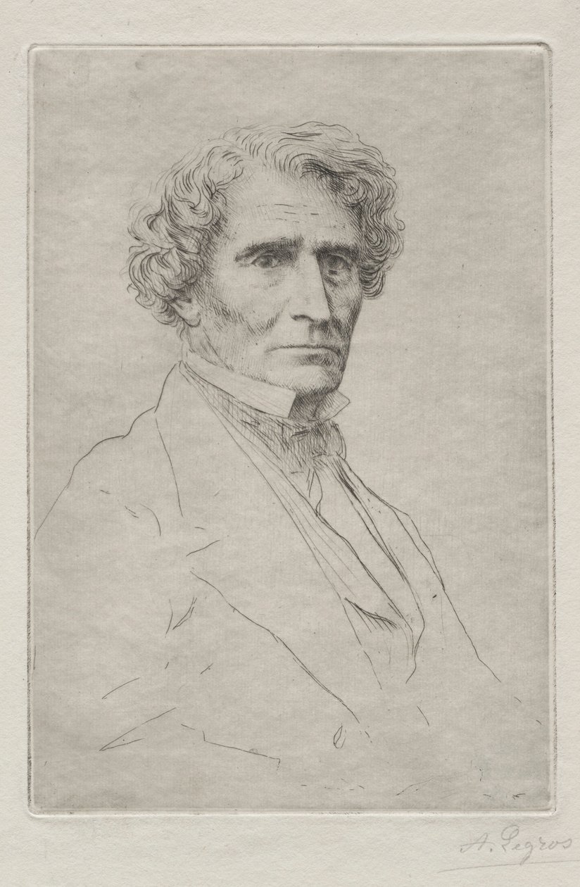 Hector Berlioz. by Alphonse Legros