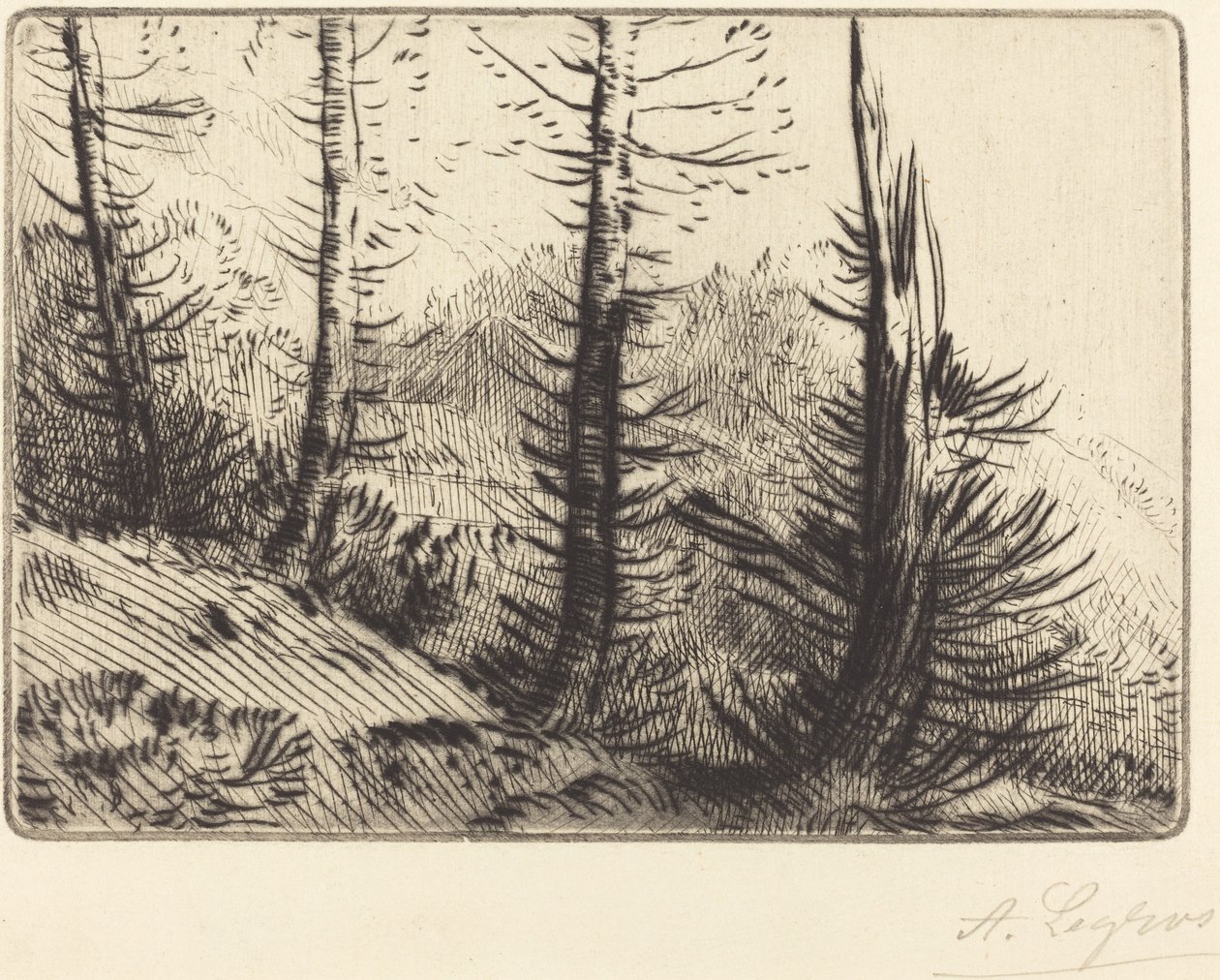 Pirenelerde by Alphonse Legros
