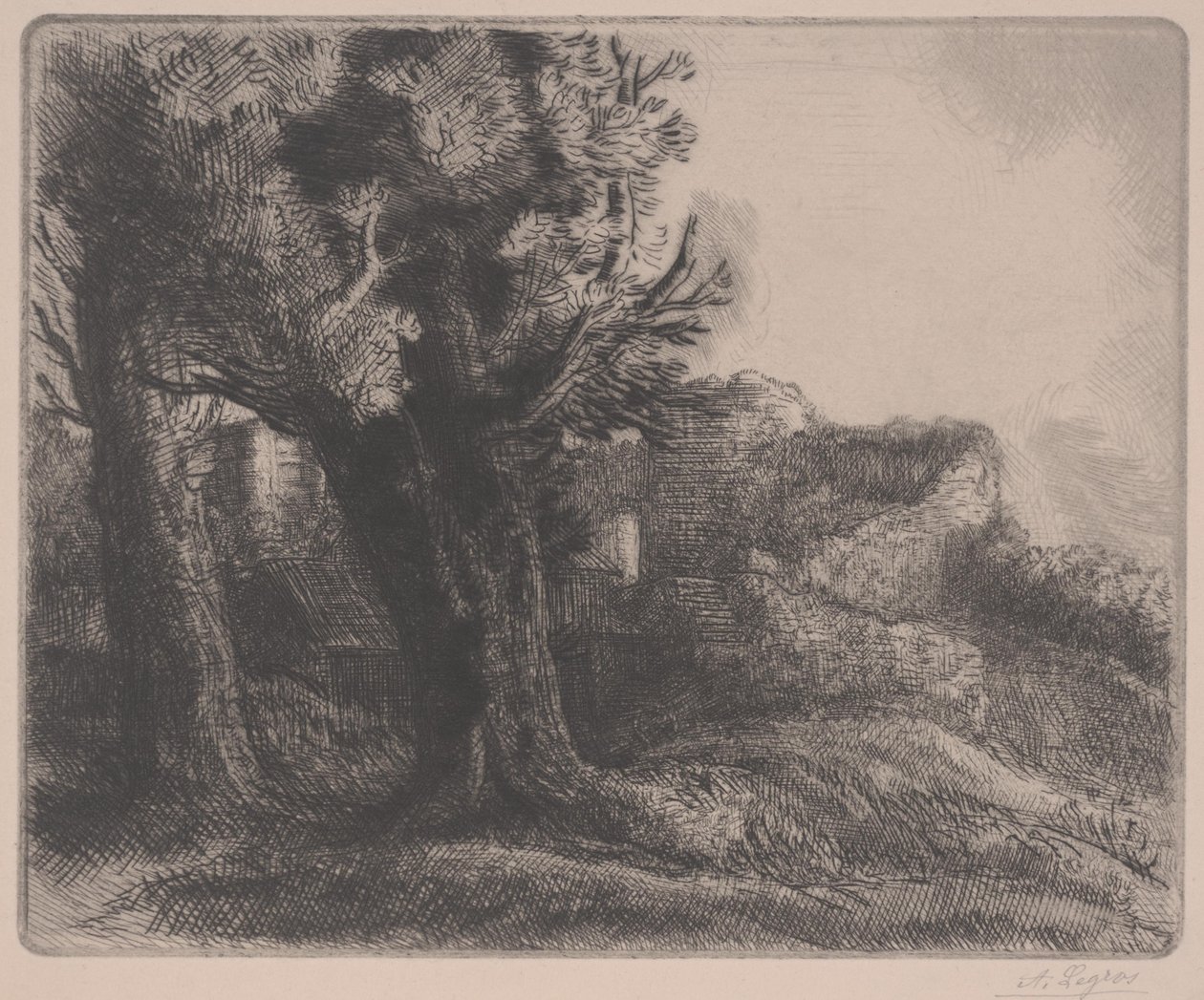 Harabelerde, 19. yüzyılın ortaları - 20. yüzyılın başlarında by Alphonse Legros