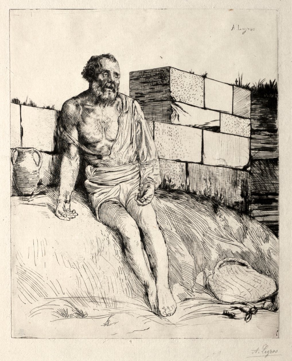 İş (Birinci Plaka) by Alphonse Legros