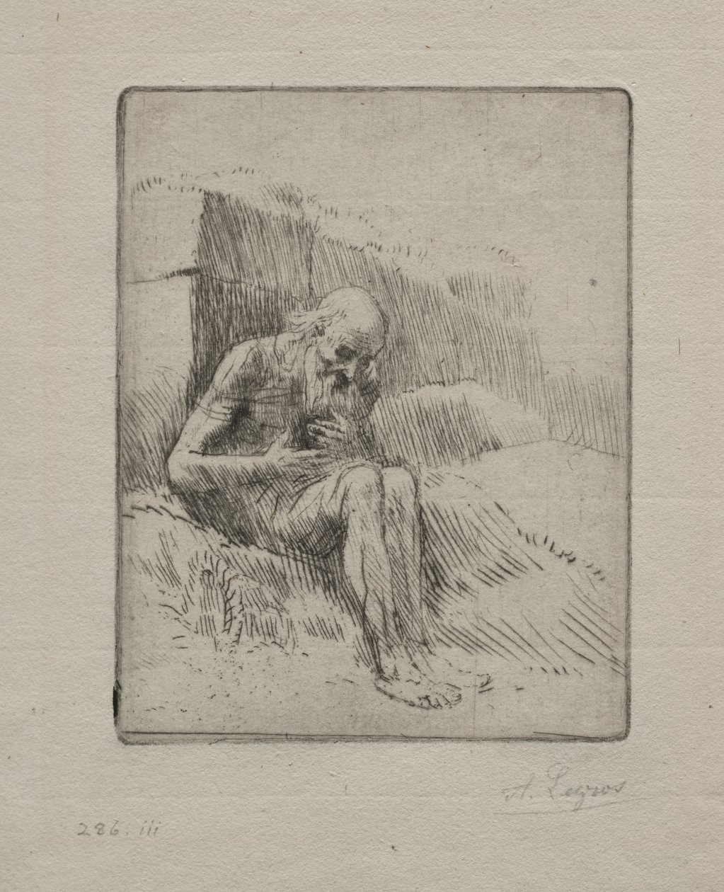 İş (İkinci Plaka) by Alphonse Legros
