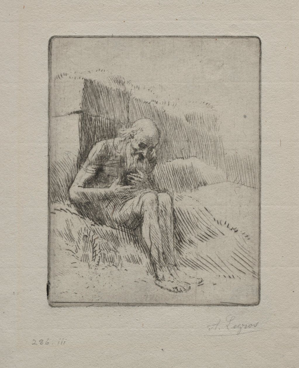İş 2. Plaka. by Alphonse Legros