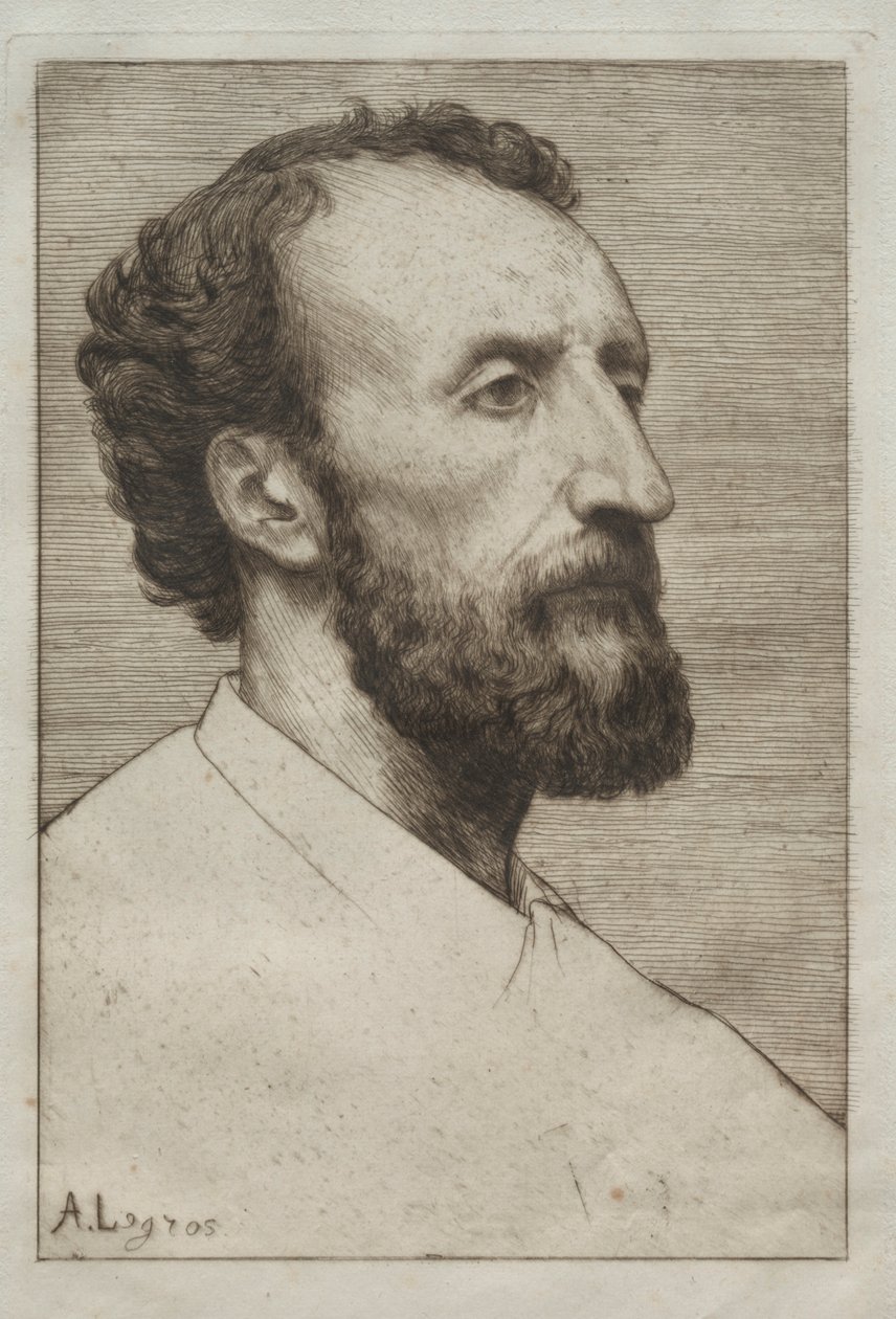 Jules Dalou. by Alphonse Legros