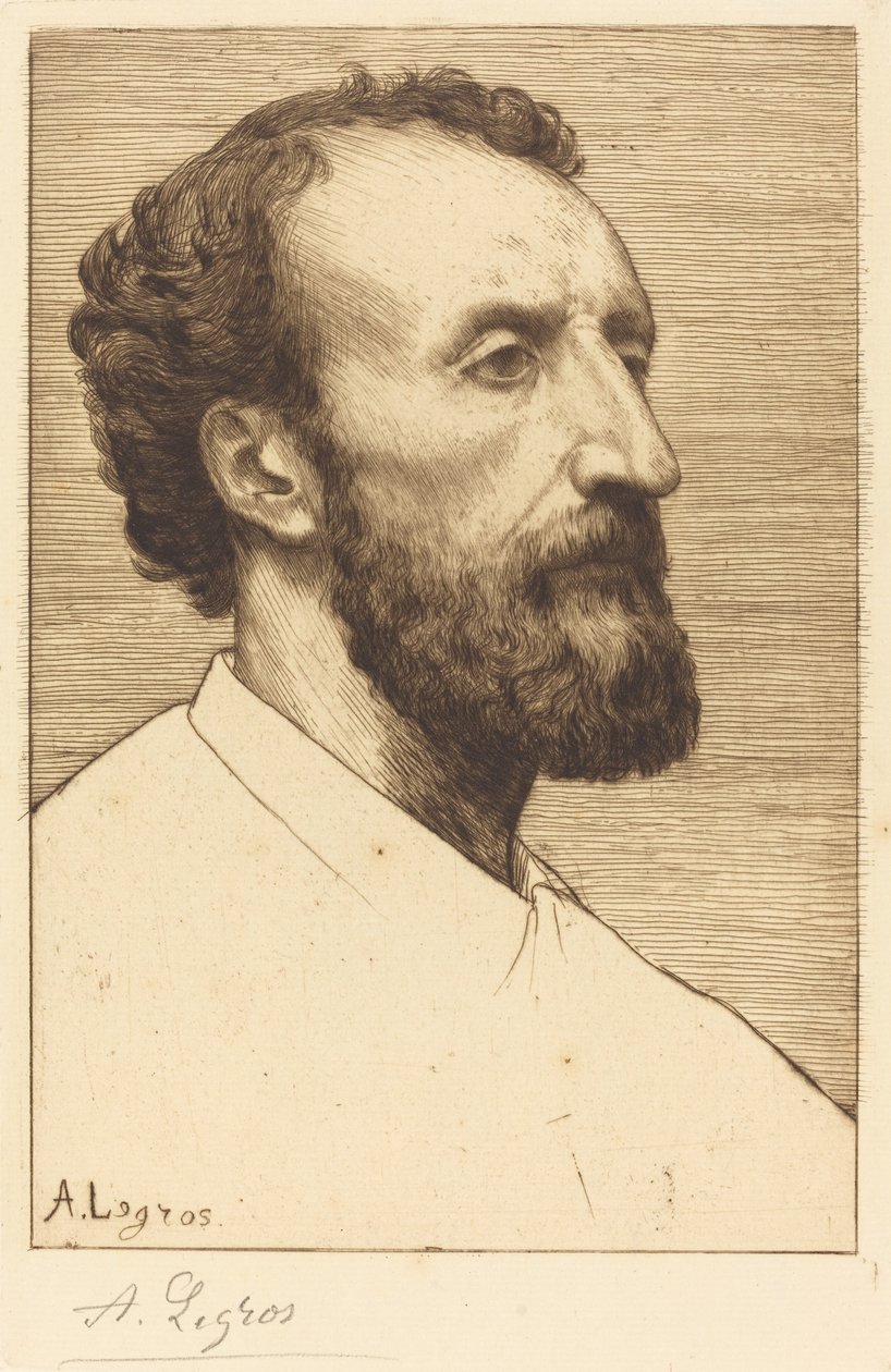 Jules Dalou, 2. plaka by Alphonse Legros
