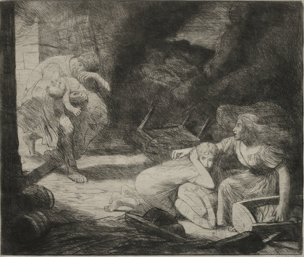 Ateş by Alphonse Legros