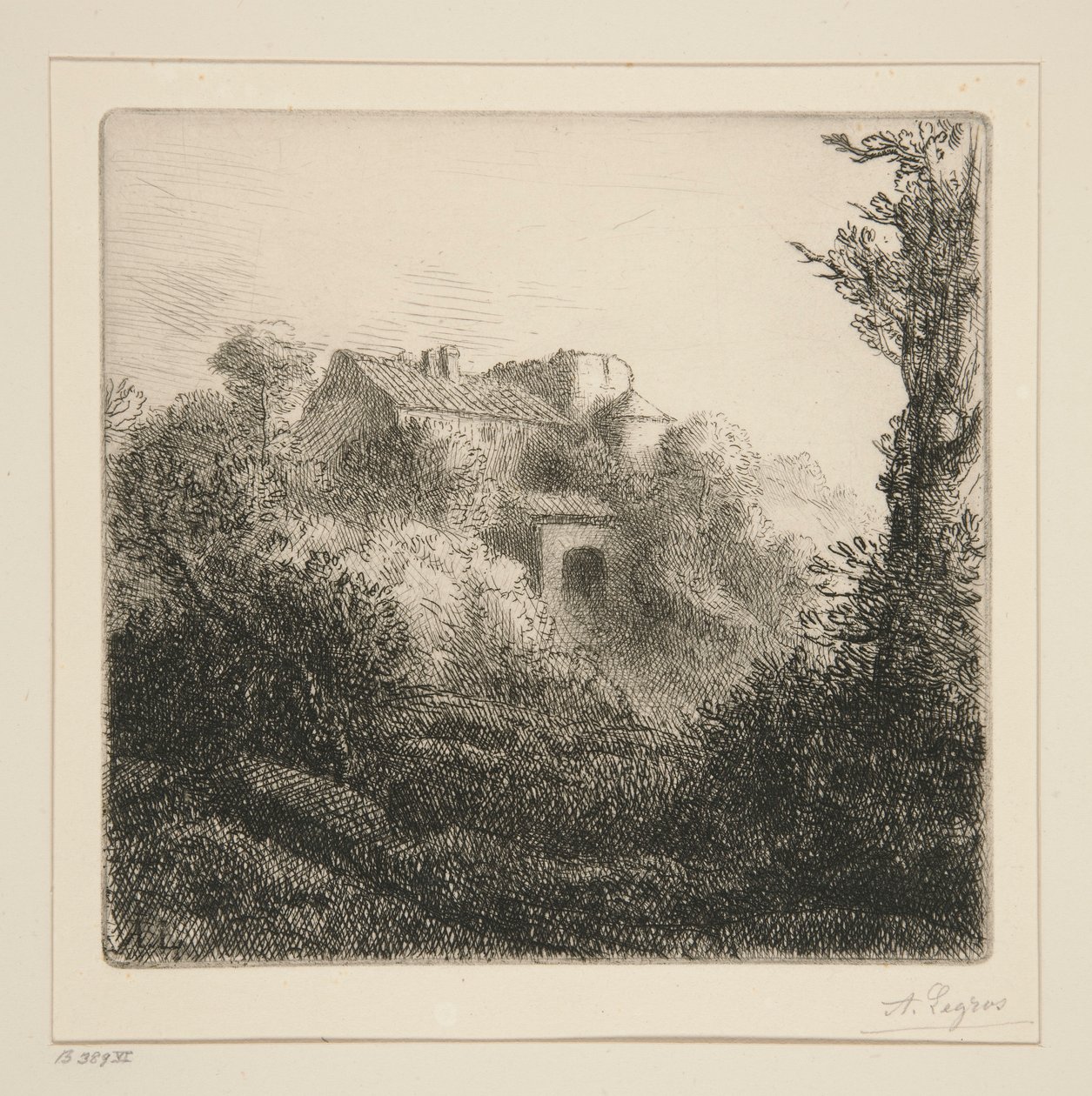 Tepedeki Çiftlik by Alphonse Legros