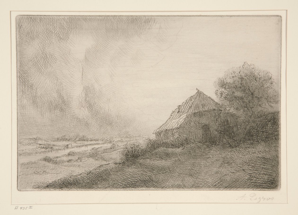 Tepedeki Kulübe by Alphonse Legros