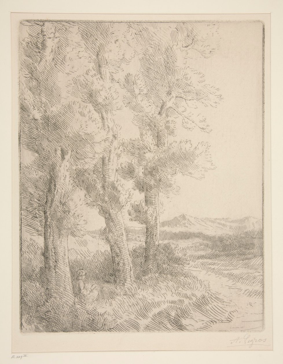 Kadın Okuma: Ağaçların Altında Ders by Alphonse Legros