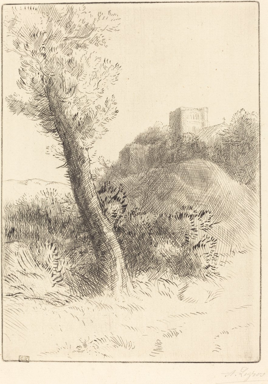 Manzara by Alphonse Legros
