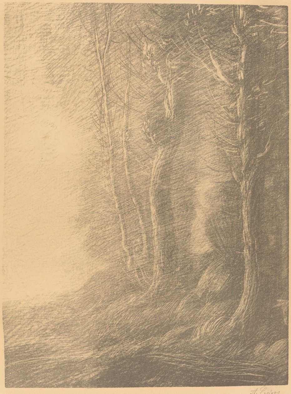 Manzara by Alphonse Legros
