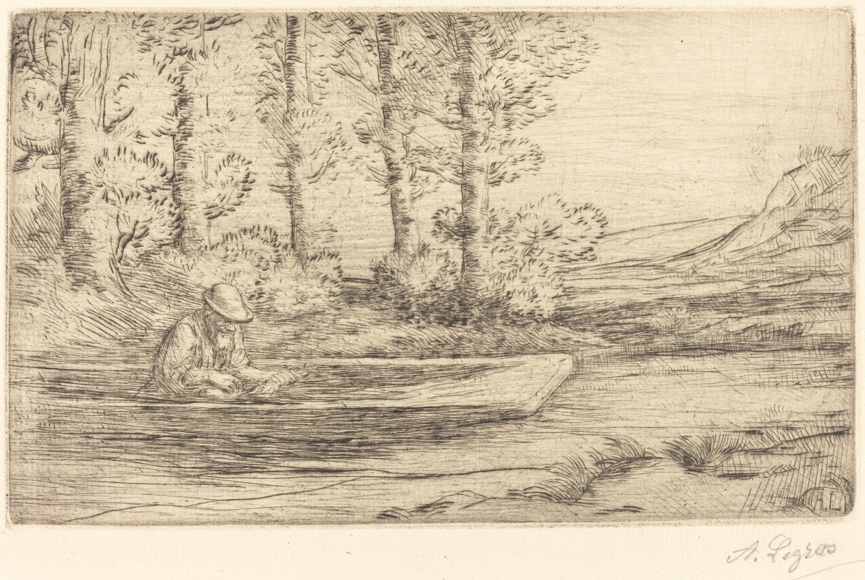 Manzara by Alphonse Legros