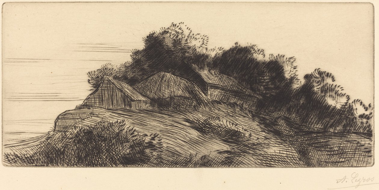 Manzara by Alphonse Legros