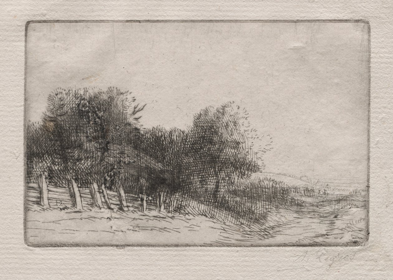 Manzara by Alphonse Legros