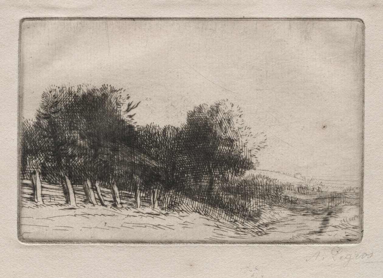 Manzara by Alphonse Legros
