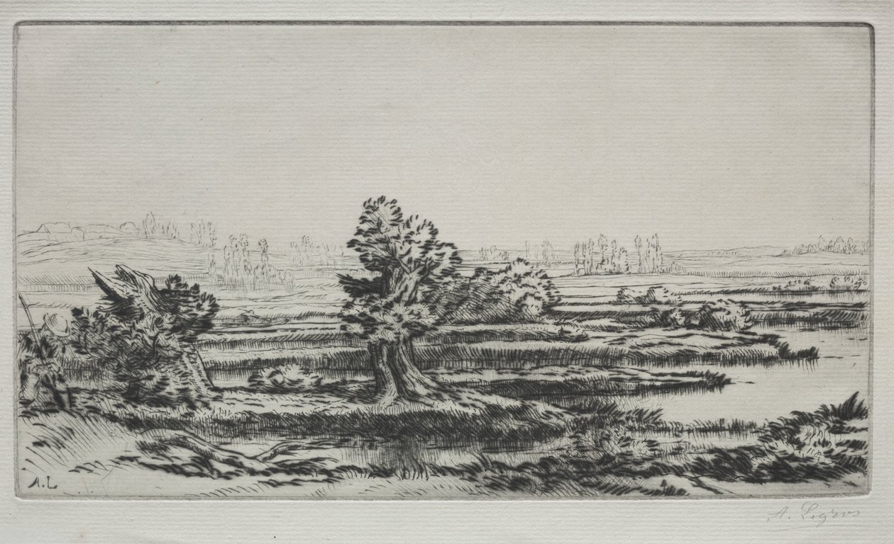 Manzara by Alphonse Legros