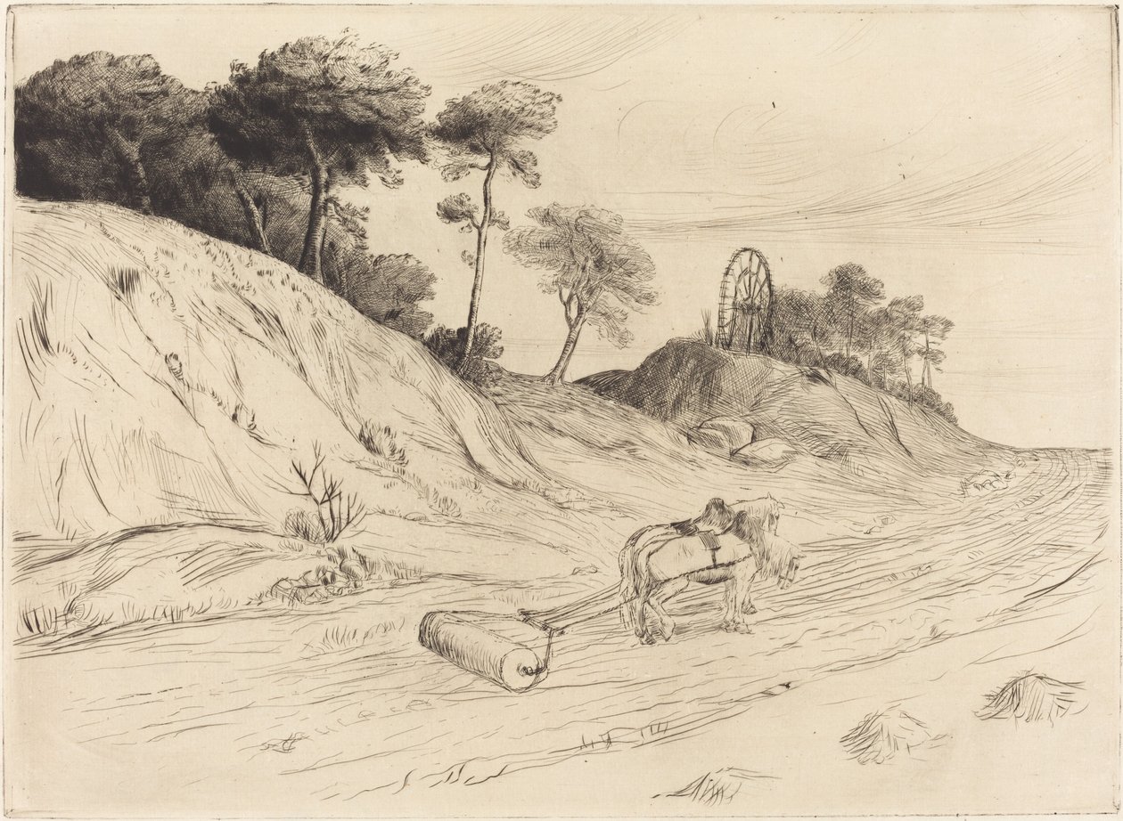 Rulolu Peyzaj Rulolu Peyzaj. by Alphonse Legros