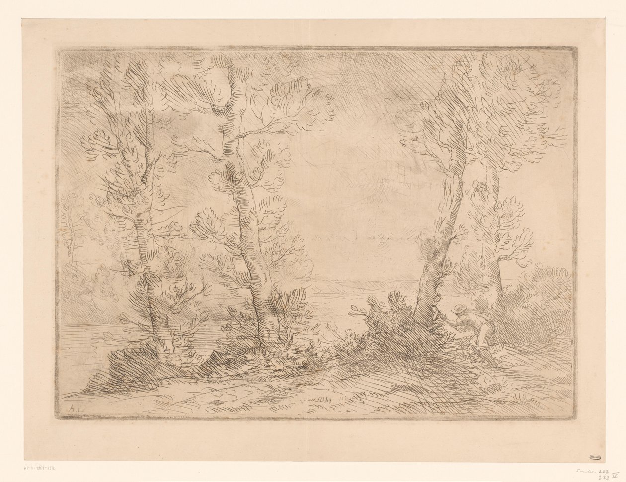 Landschap vida koyar somon balıkçısı by Alphonse Legros