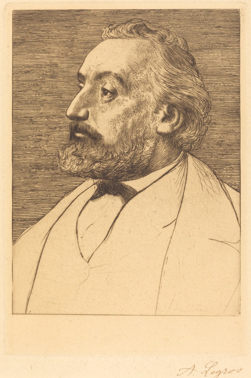Leon Gambetta, 2. plaka by Alphonse Legros