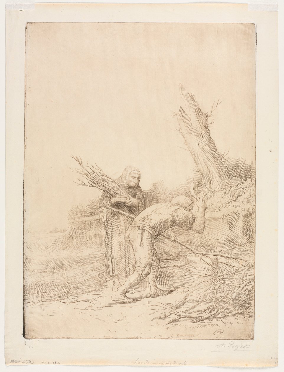 Fagot Yapıcılar. by Alphonse Legros