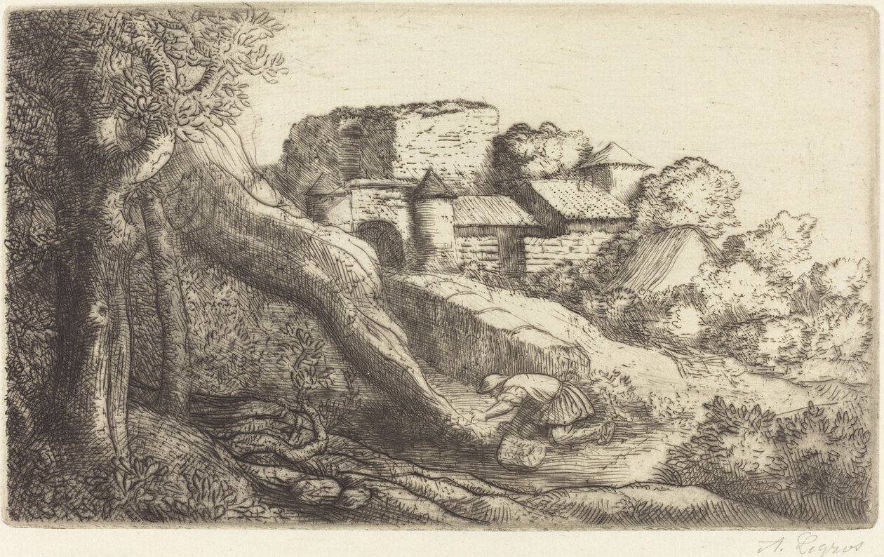 Küçük Çim Yakıcı by Alphonse Legros