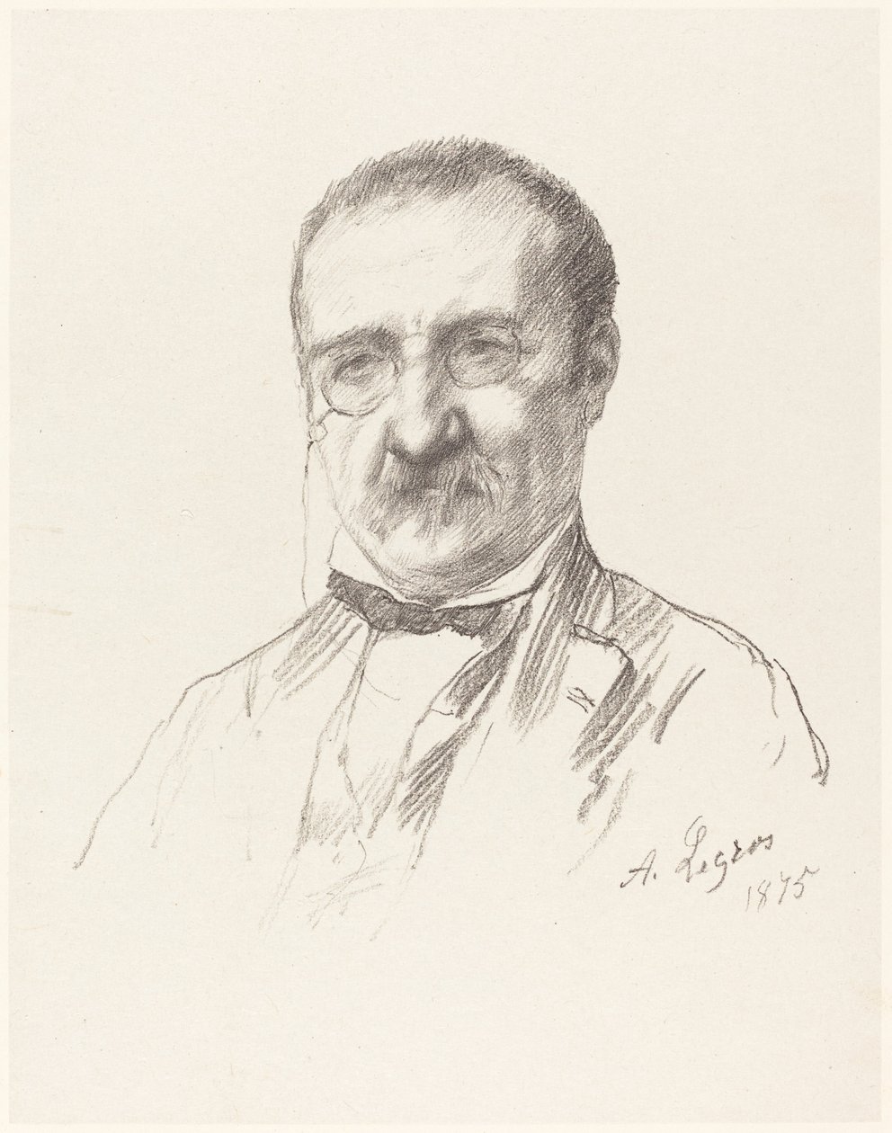 M. Champfleury by Alphonse Legros