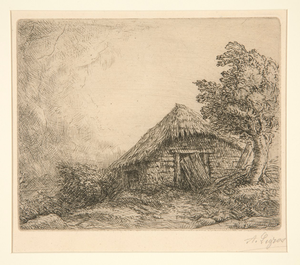 Bir Tepede Yazlık by Alphonse Legros