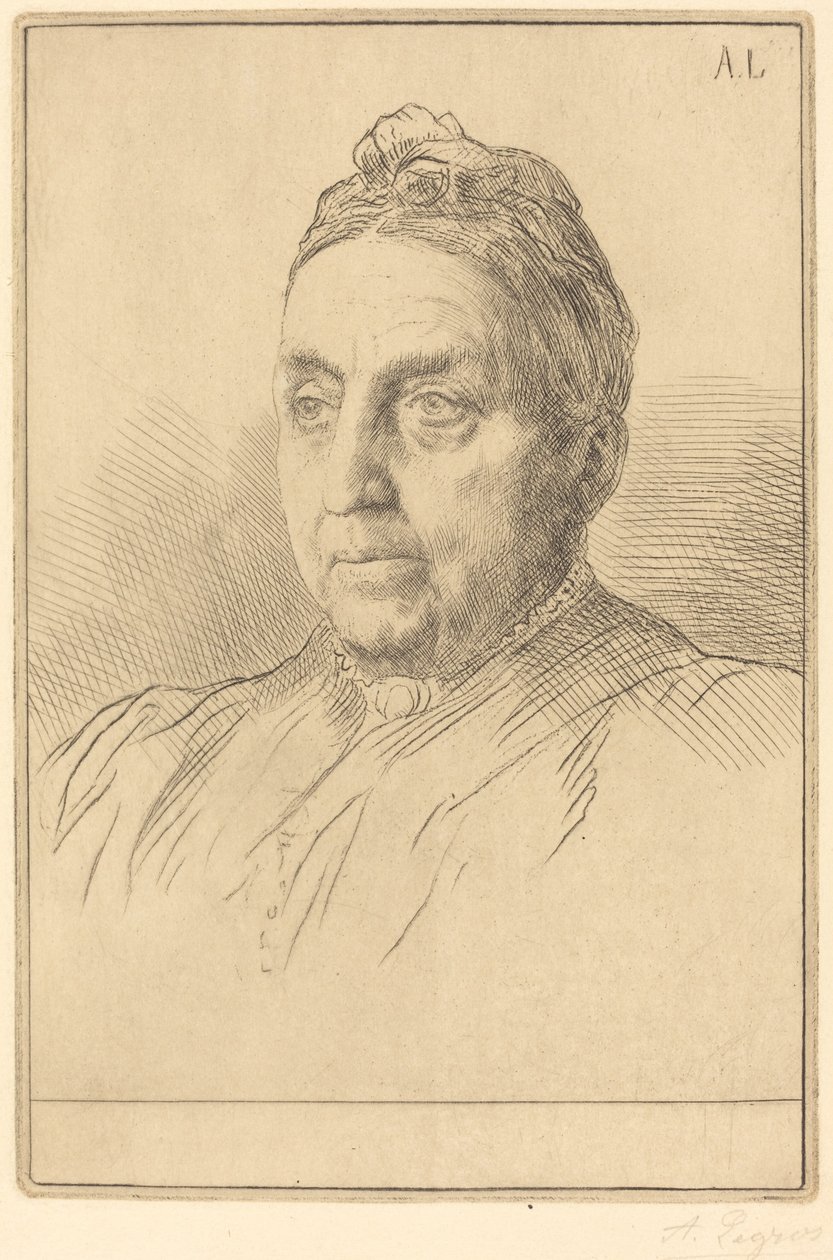 Mme. Kemp, 4. plaka. by Alphonse Legros