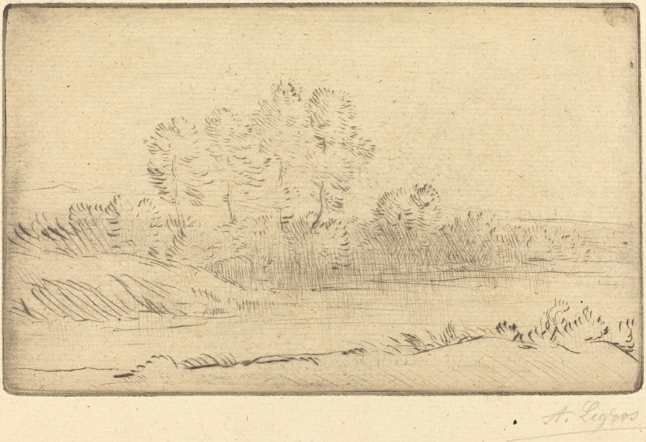Nortkerque Pres de Nortkerque yakınlarında. by Alphonse Legros
