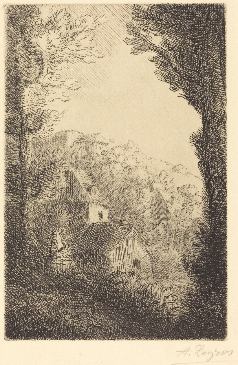 Eski Chateau Eski bir kale. by Alphonse Legros