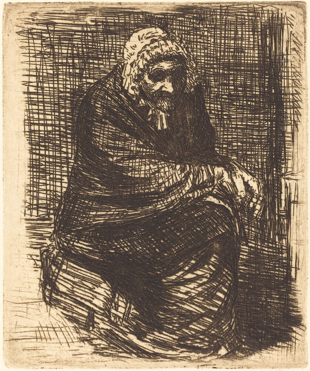 Oturan Yaşlı Kadın Oturan yaşlı kadın. by Alphonse Legros